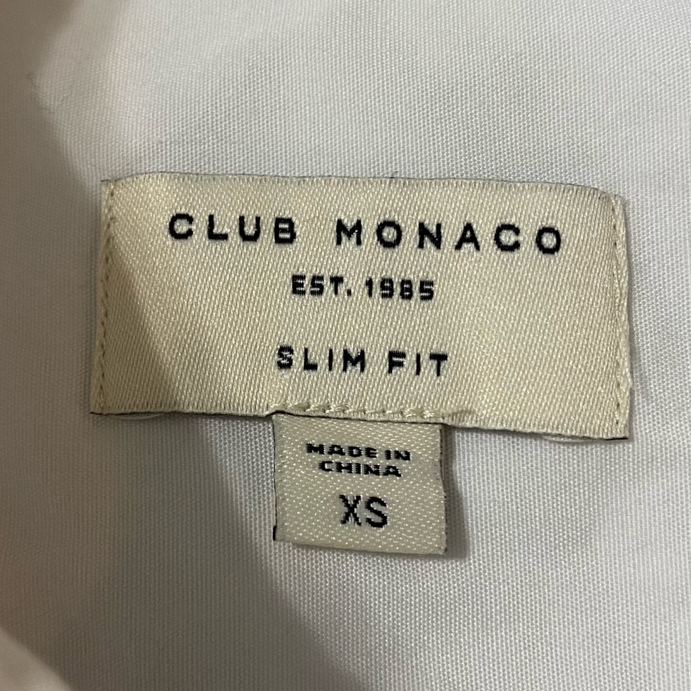 Club Monaco Cotton Slim Fit Button Down Shirt - Picture 3 of 6